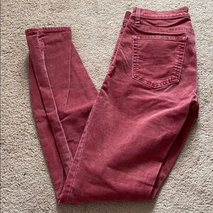 Corduroy skinny jeans